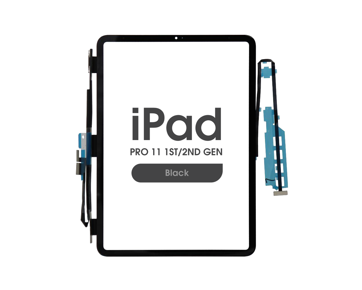 Táctil iPad Pro 11" 1G / 2G (2018-2020) Negro
