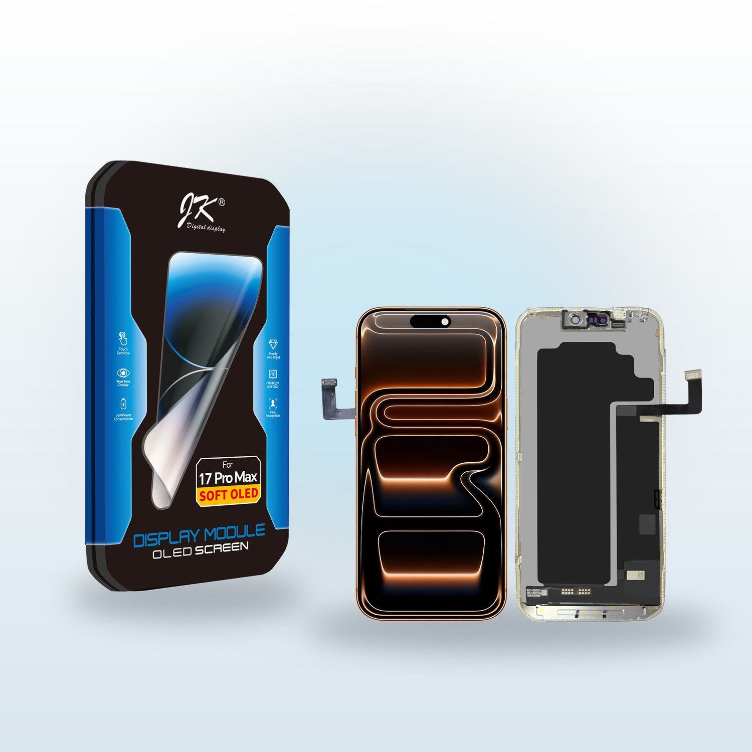Pantalla iPhone 17 Pro Max Soft OLED